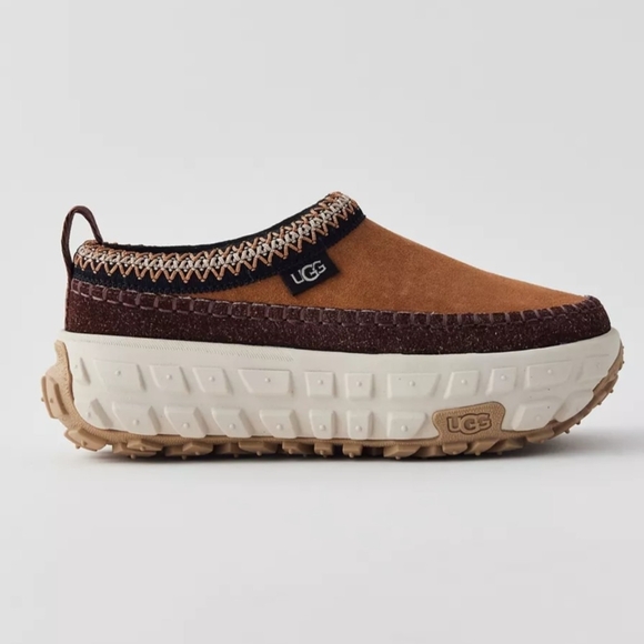 UGG Venture Daze Chestnut/Ceramic Suede Slip‑On Loafer Terrain Grip M 12 - Picture 2 of 16